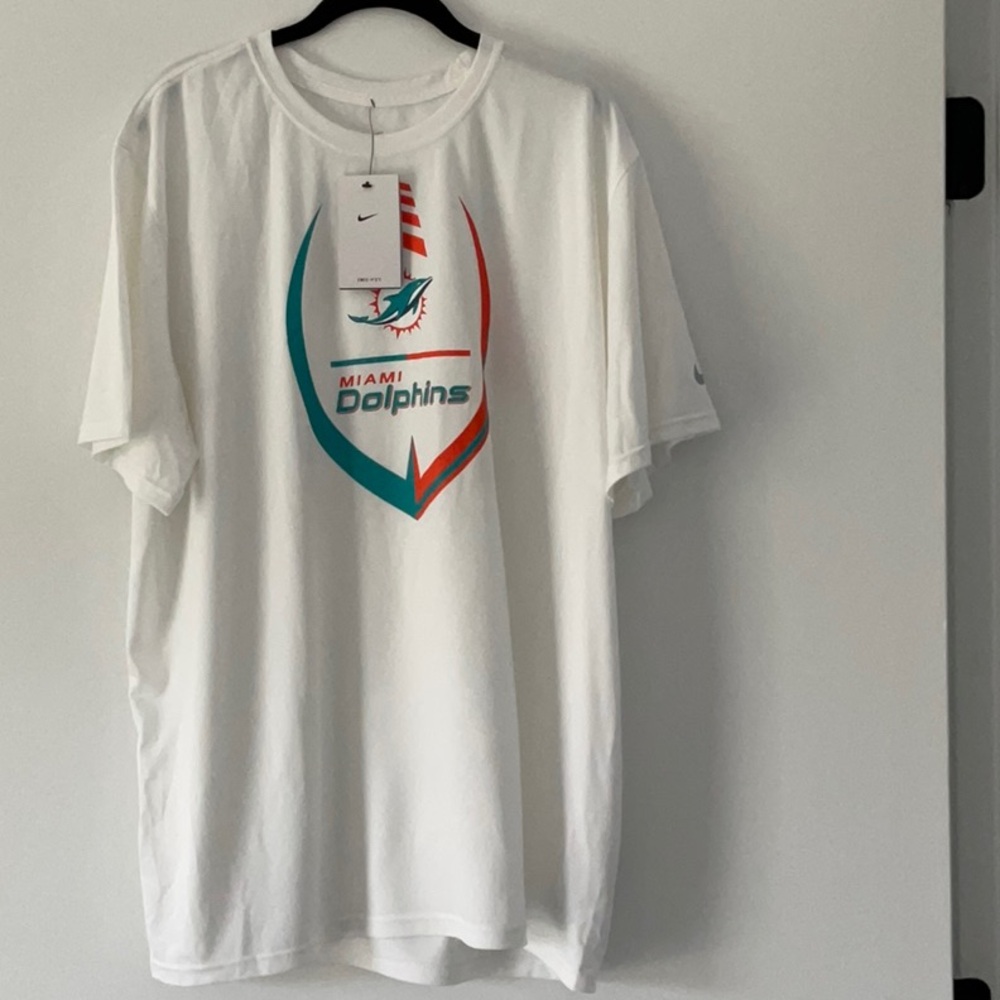Nike Miami Dolphins Logo Tee Size XXL NWT